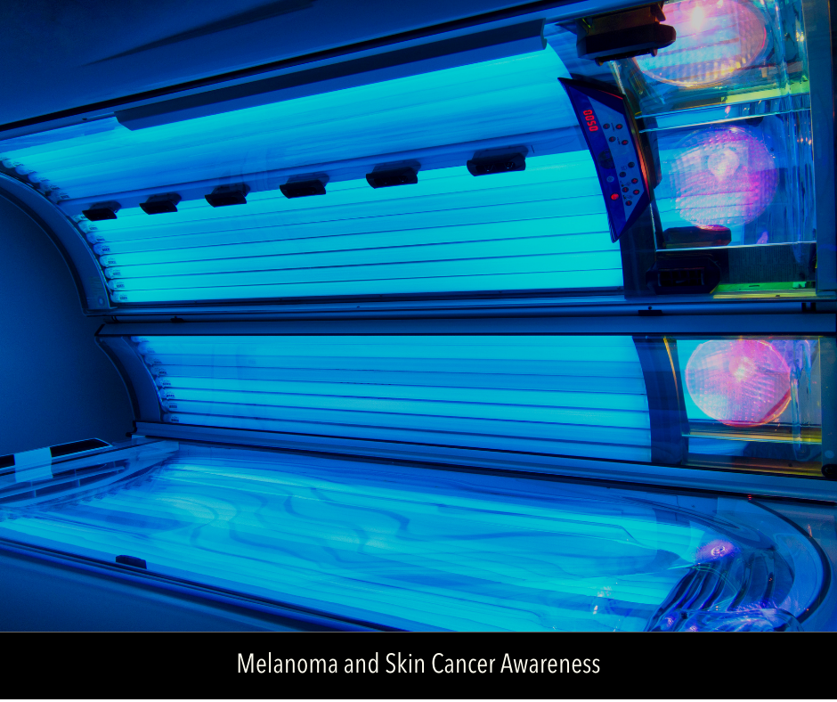 Image of indoor tanning bed
