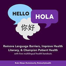 Multilingual resources to improve care access.