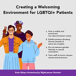 Tips for caring for LGBTQ+ patients