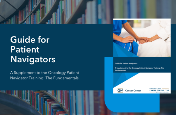Thumbnail photo of cover of Guide for Patient Navigators