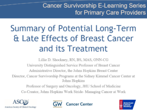 Breast Survivorship Care