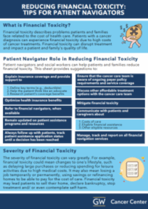 Reducing Financial Toxicity: Tips for Patient Navigators